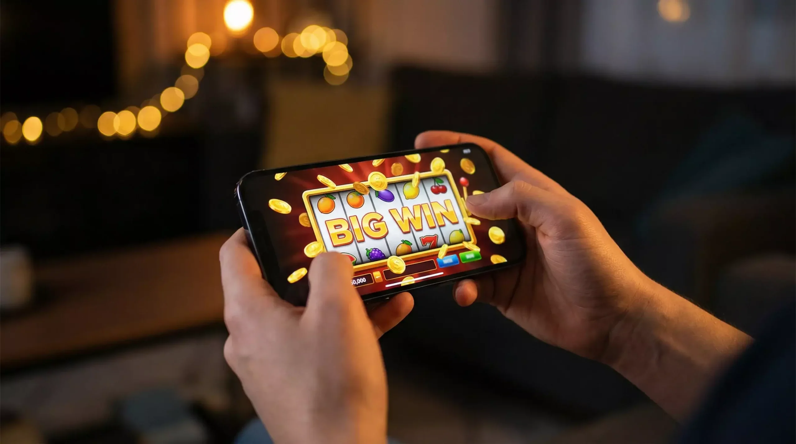 Best sweepstakes casino apps on smartphone screen showing SC games