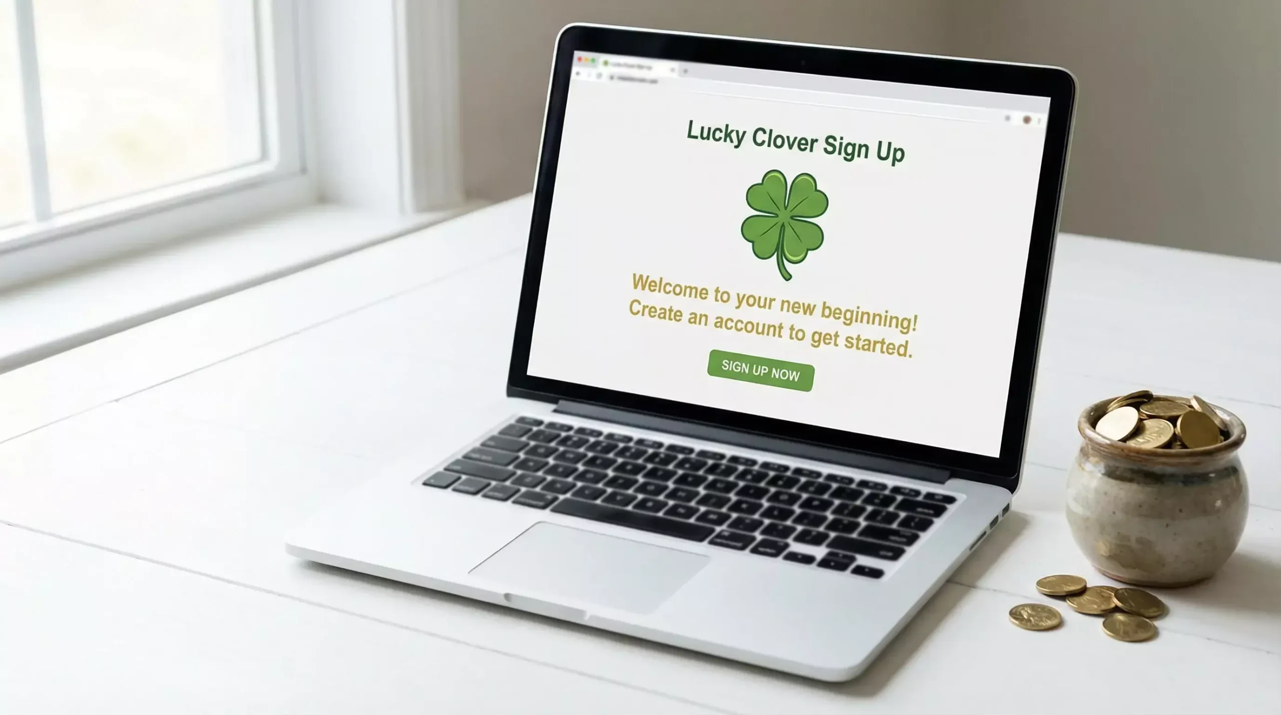 McLuck Casino welcome bonus showing Gold Coins and Sweeps Coins offer